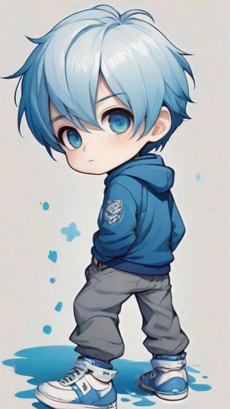 Lạc vào thế giới hình anime chibi dễ thương ngọt ngào