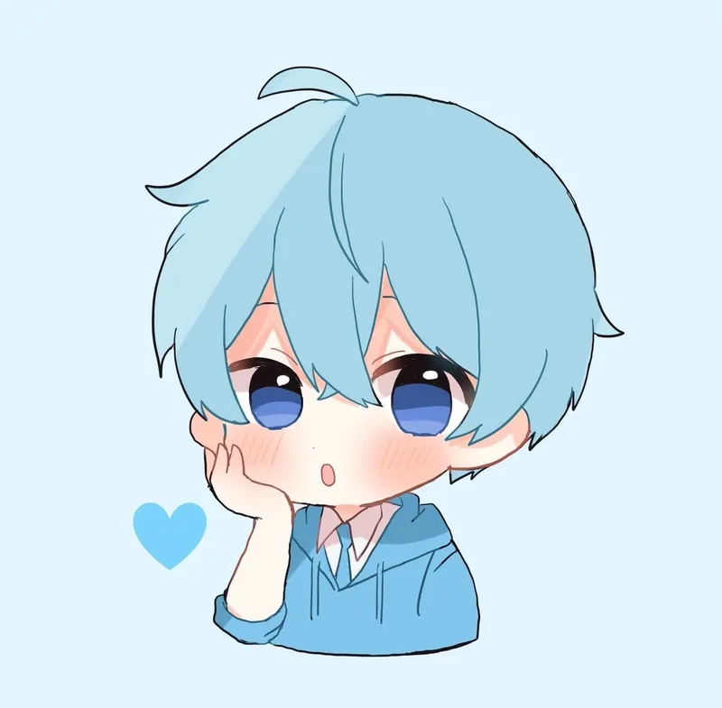 Thay mới diện mạo với avatar nam cute chibi