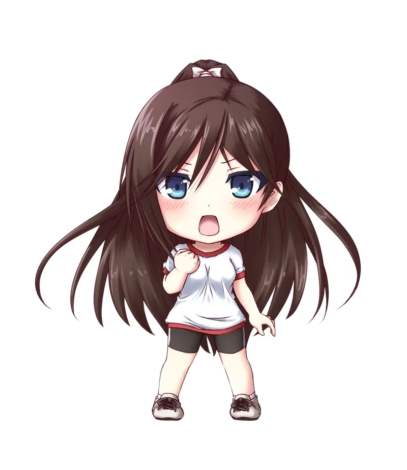 Đắm chìm trong thế giới hình anime chibi nữ cute lung linh