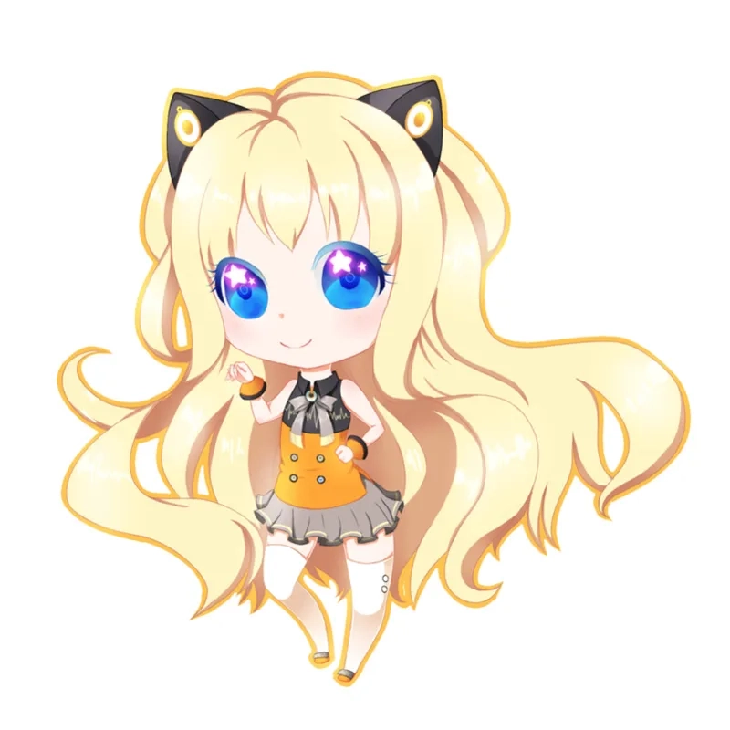 Trang trí màn hình bằng hình nền chibi nữ cute cực xinh