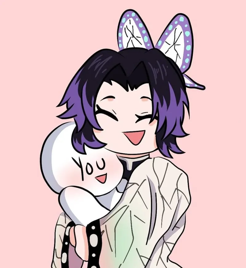 Trọn vẹn cảm xúc cùng hình shinobu chibi cute