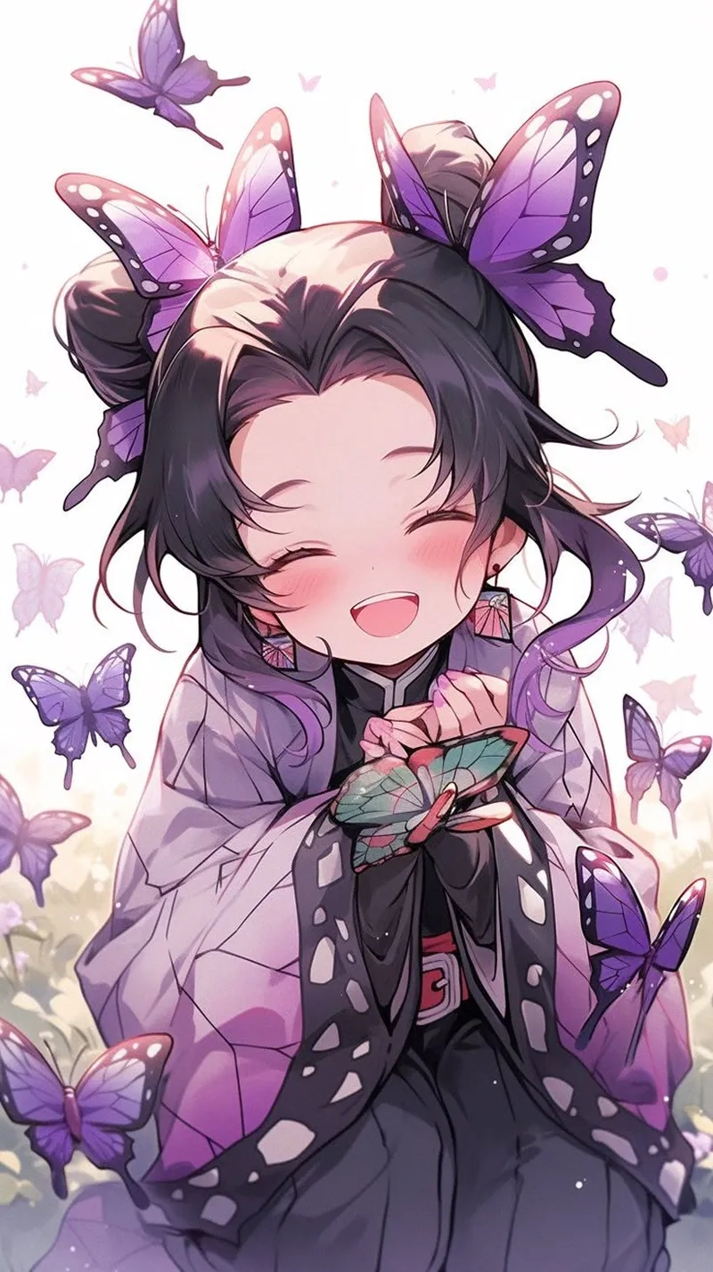 Lưu giữ khoảnh khắc qua ảnh shinobu chibi cute
