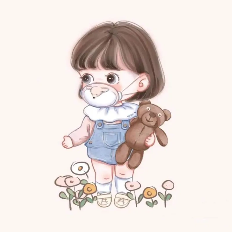 Lưu ngay bộ ảnh chibi em bé siêu đáng yêu