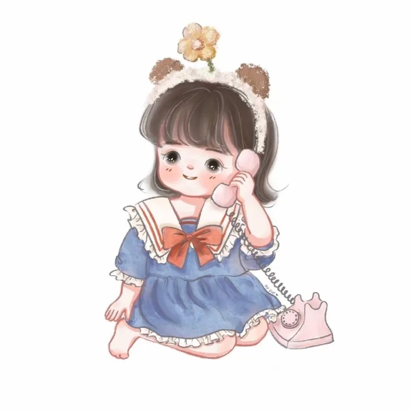 Cực ngọt ngào với chibi em bé hoạt hình cute
