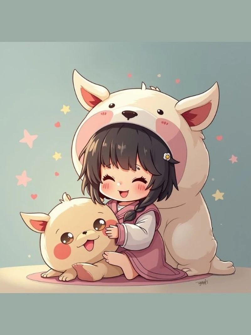 Hình nền chibi đáng yêu có gì hot