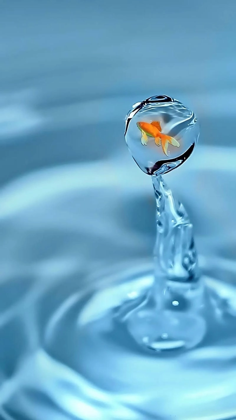 Gợi ý những bức hình nền giọt nước thiên nhiên