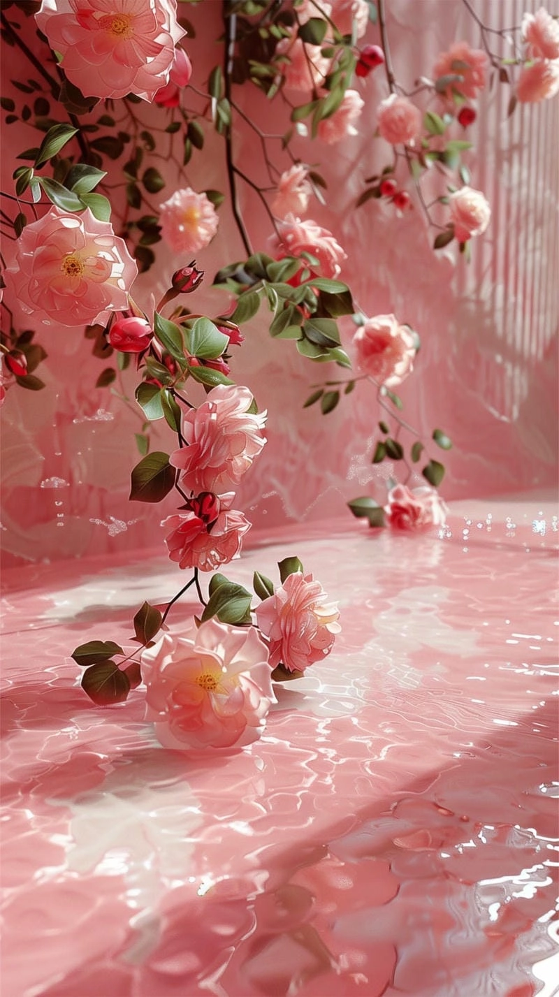 Thức dậy cùng hình nền hoa đẹp tươi sáng