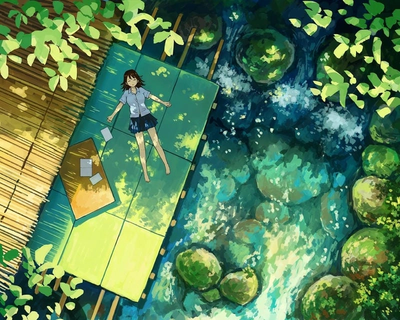 Đắm mình trong hình thiên nhiên chill thư giãn