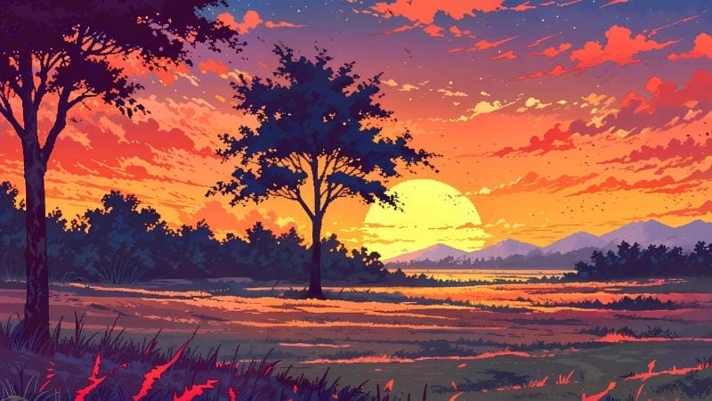 Ngắm nhìn hình thiên nhiên chill 4k