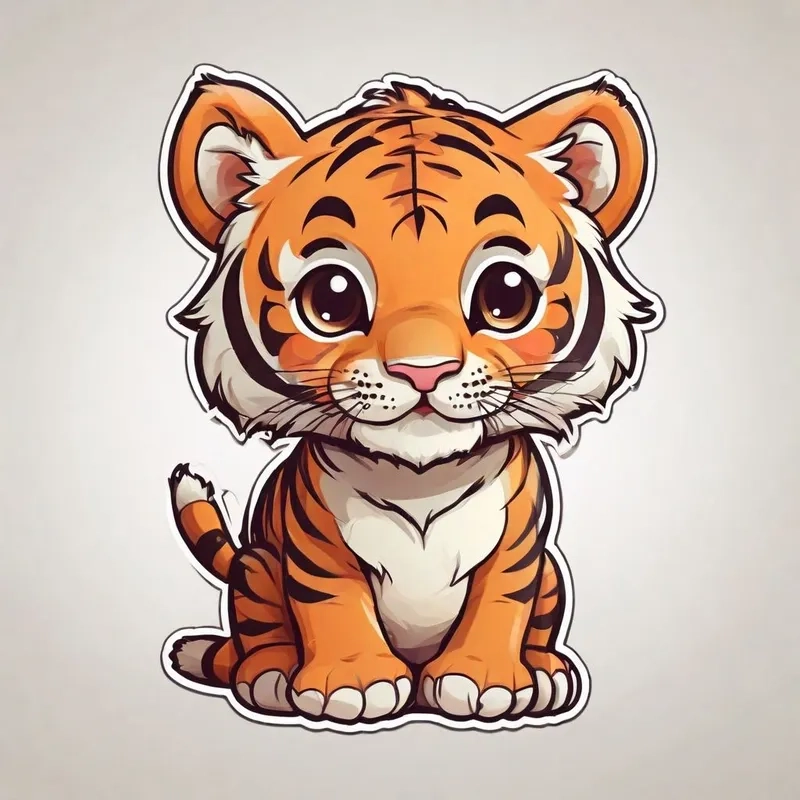 Bộ sưu tập hổ chibi cute đáng yêu cho tín đồ chibi