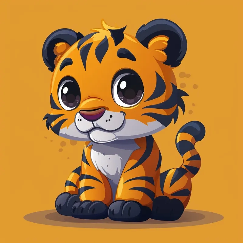 Tải về ngay ảnh hổ chibi cực chất cho điện thoại