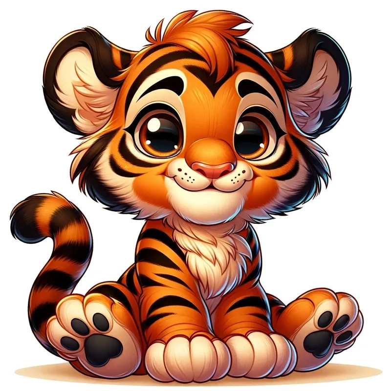 Chiêm ngưỡng hình hổ chibi dễ thương ngộ nghĩnh nhất