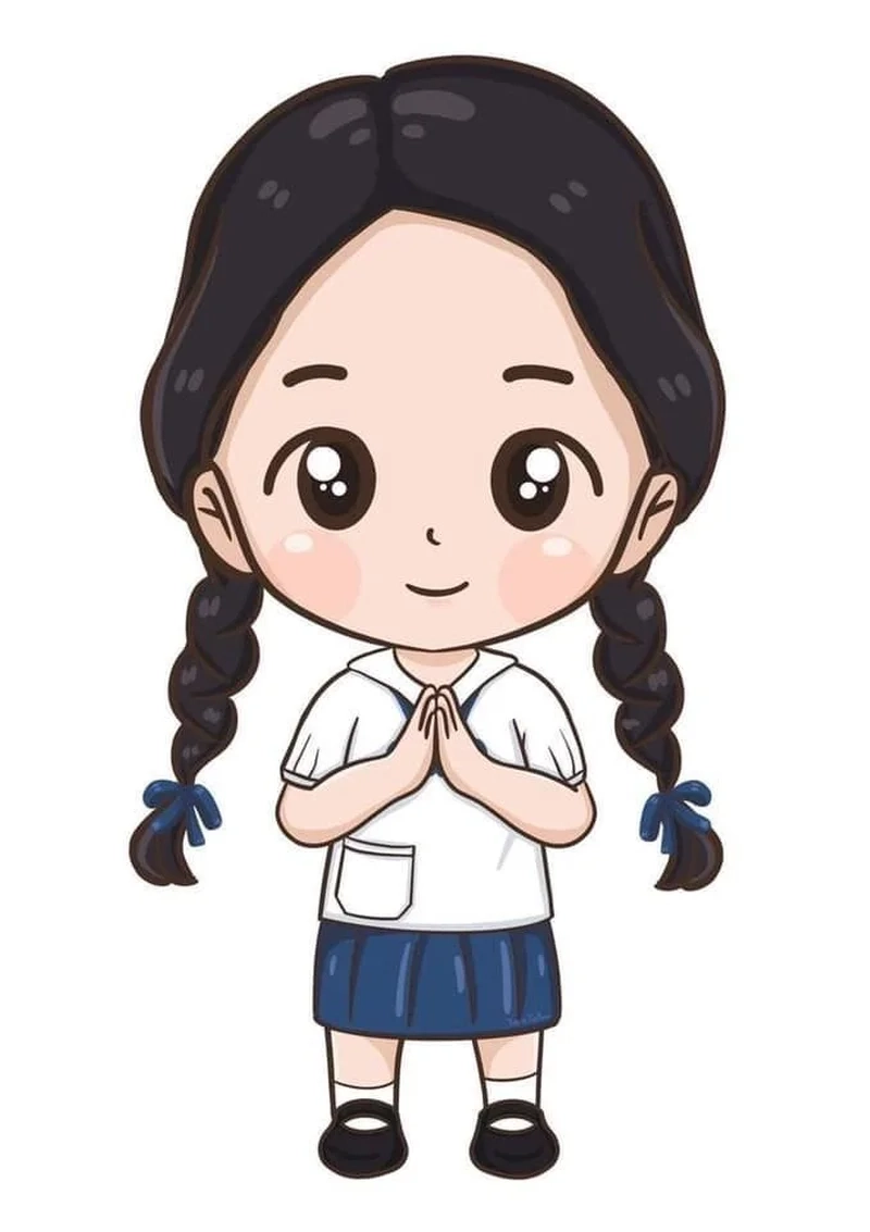 Khám phá bộ hình chibi học sinh ngộ nghĩnh đáng yêu