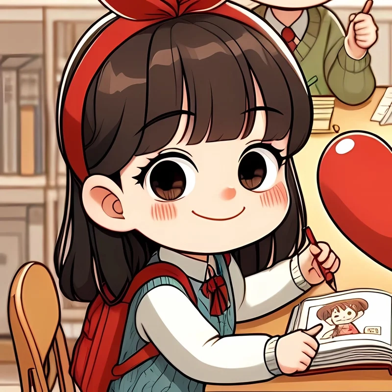 Khám phá ngay bộ học sinh chibi cute đáng yêu ngọt ngào