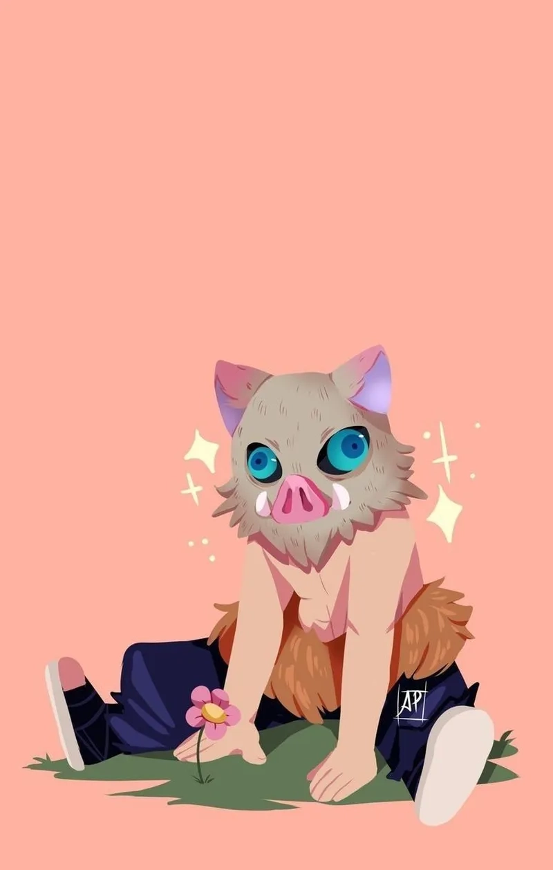 Tận hưởng phiên bản mini với inosuke chibi cute
