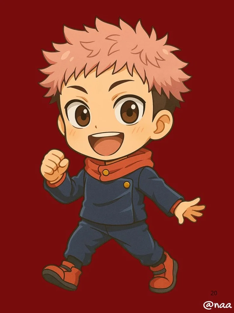 Tạo hình nổi bật cùng itadori chibi