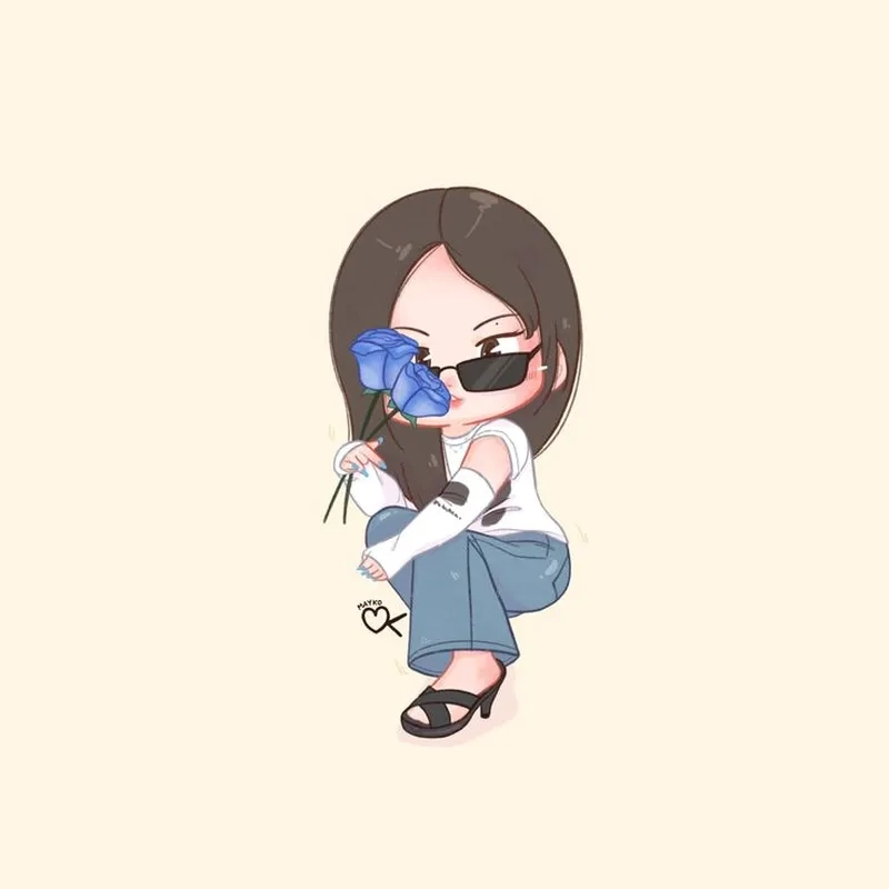 Sưu tập fan art blackpink chibi jennie xinh xắn