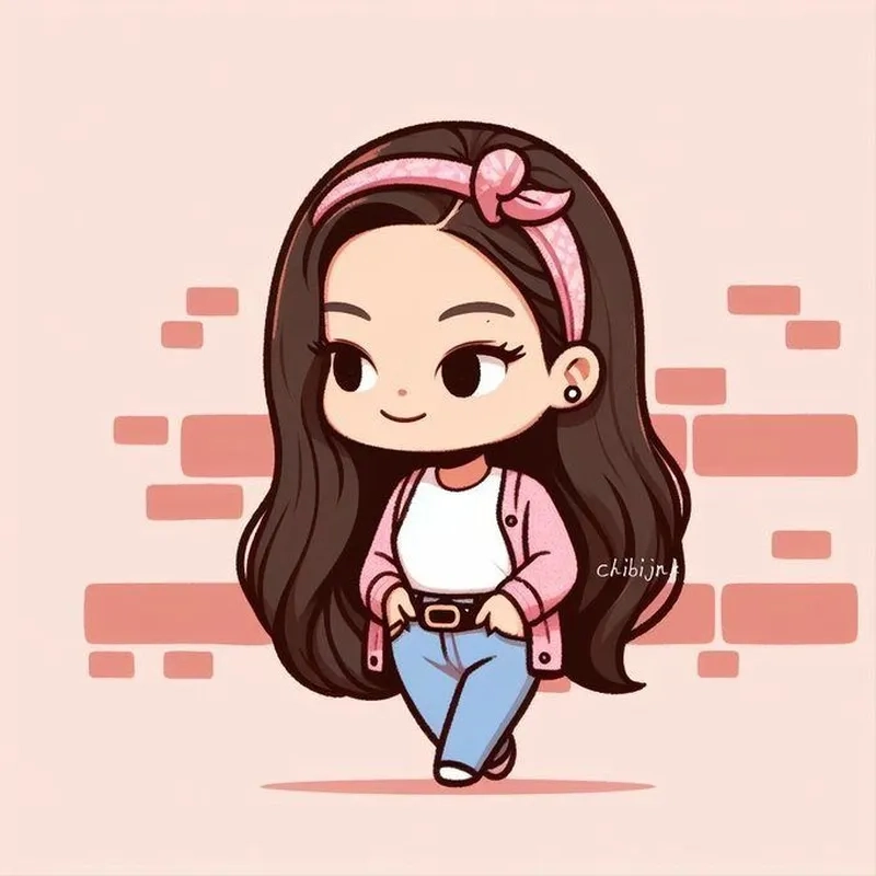 Chiêm ngưỡng hình jennie chibi siêu dễ thương
