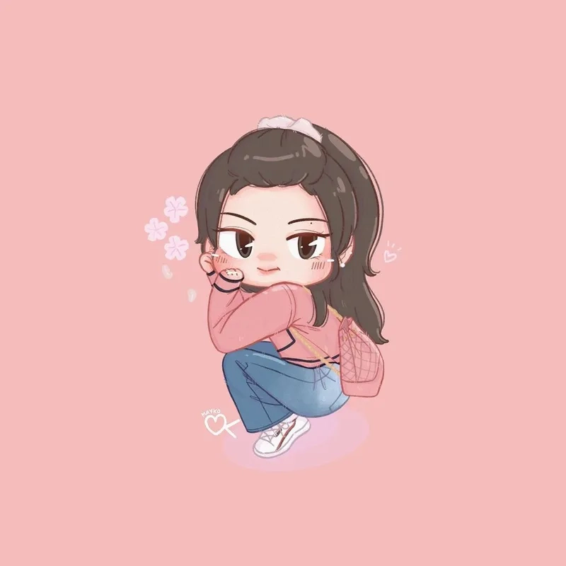 Tải về hình ảnh jennie chibi độc đáo cho màn hình
