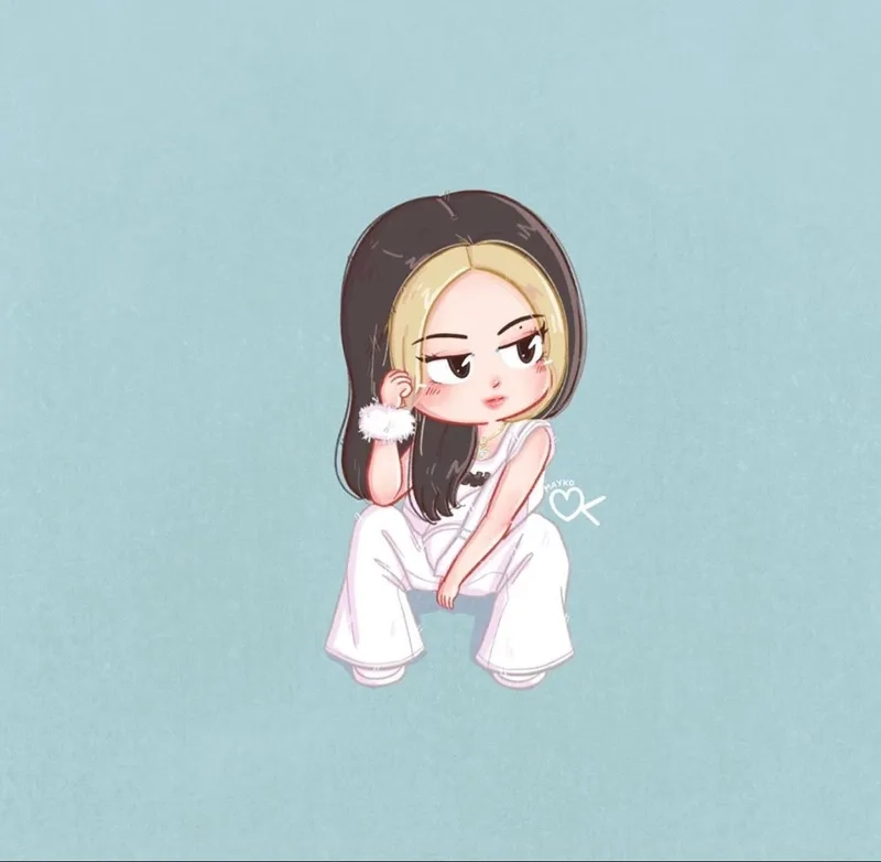 Tận hưởng niềm vui với jennie cute chibi dễ thương