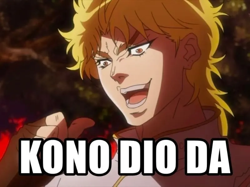 Bộ sưu tập jojo adventure meme khiến fan bùng nổ