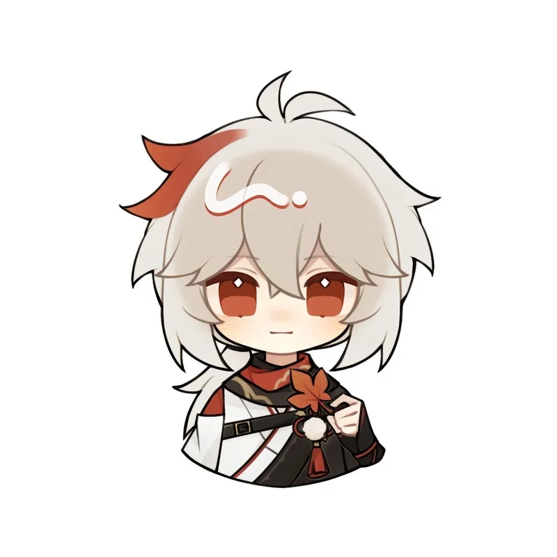 Trọn bộ genshin kazuha chibi đẹp mắt và sinh động