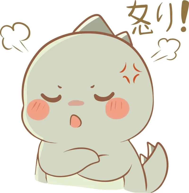 Ngất ngây với bộ khủng long cute chibi dễ thương
