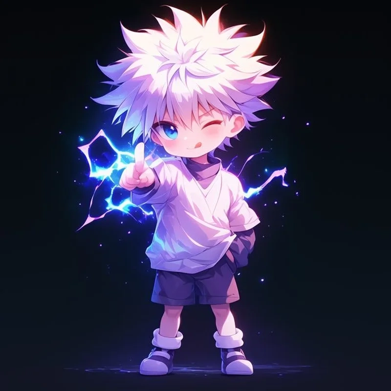 Hình trong suốt chất lượng cao với killua chibi png