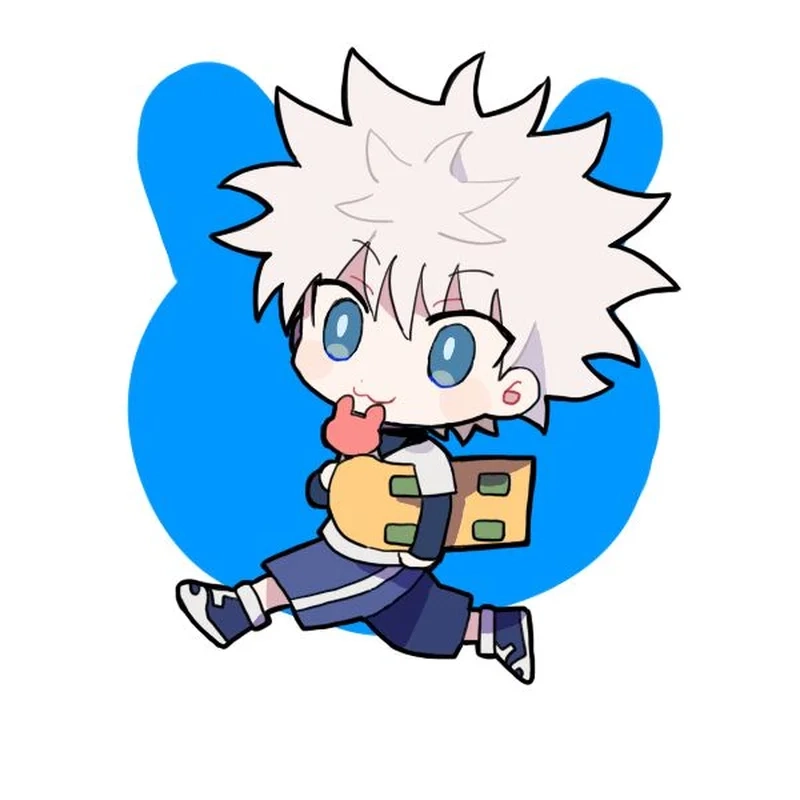 Trang trí màn hình cùng killua chibi wallpaper cực đẹp