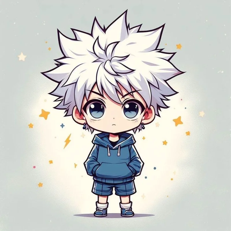 Thế giới dễ thương qua kawaii killua chibi siêu hot