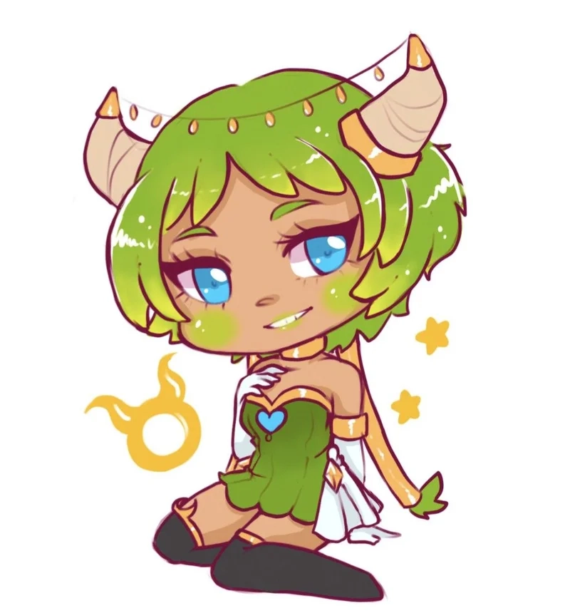 Biến avatar nổi bật với chibi hình ảnh cung kim ngưu nữ anime