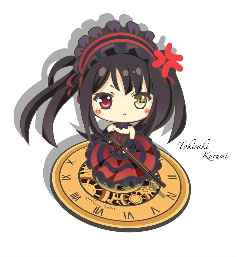 Khám phá kurumi tokisaki chibi siêu ngầu và dễ thương