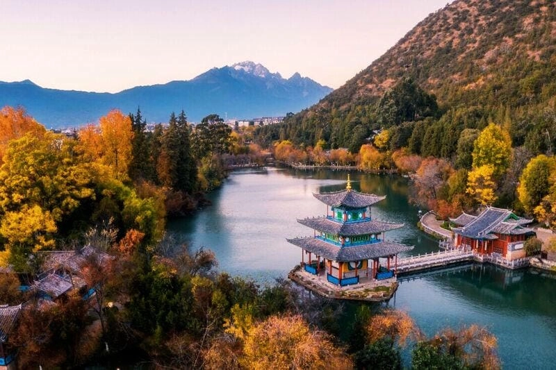 Ngắm nhìn vẻ đẹp Lệ Giang yên bình