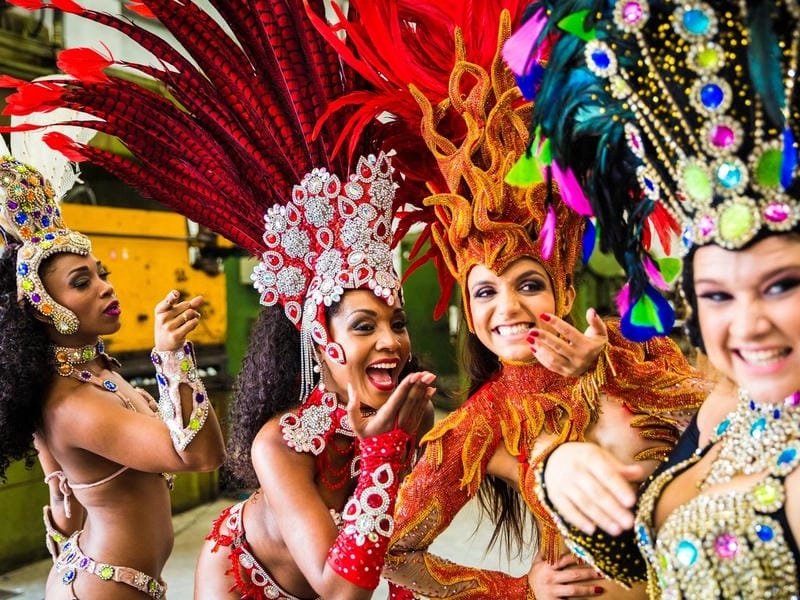 Ngắm nhìn vẻ đẹp lễ hội Carnival Rio de Janeiro cuốn hút