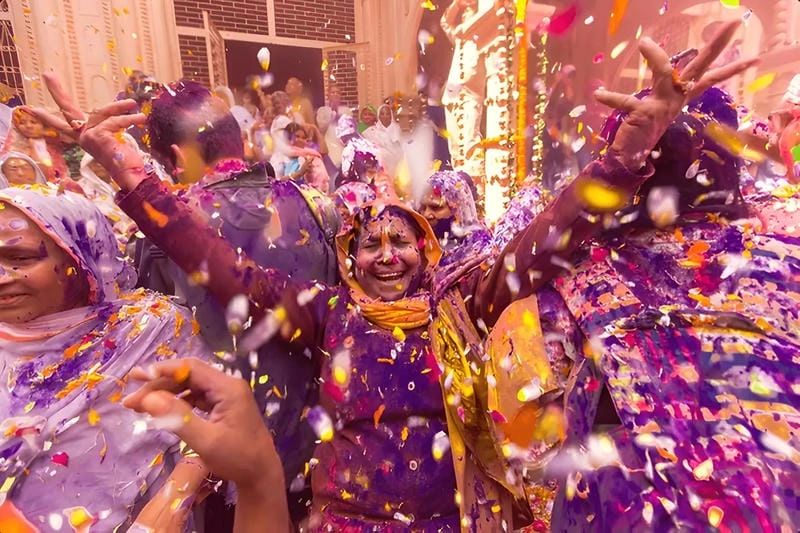 Sưu tầm những bức lễ hội Holi hấp dẫn