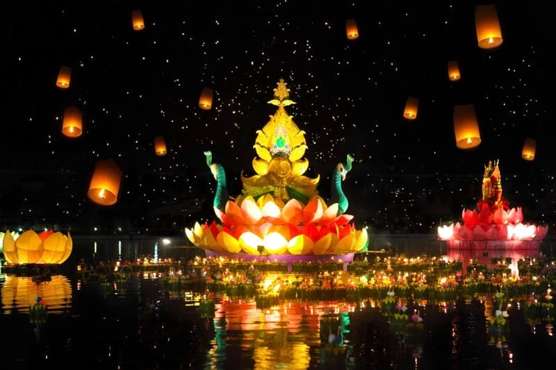 Cùng du ngoạn Lễ hội Loy Krathong truyền thống