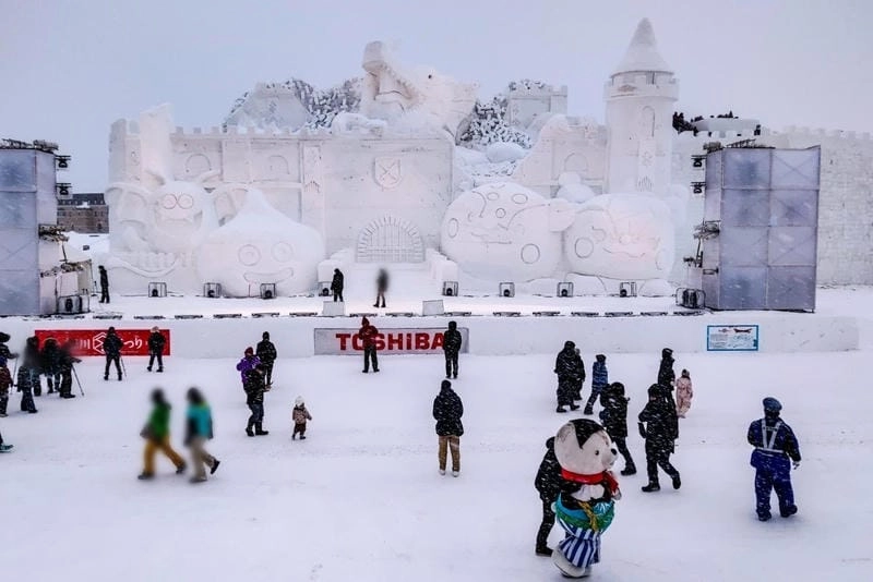 Cùng đắm mình trong lễ hội mùa đông sôi động