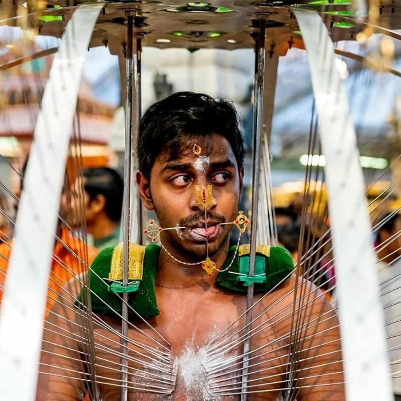 Sưu tầm những bức lễ hội Thaipusam ấn tượng