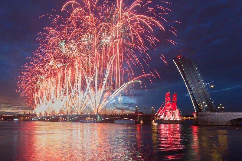 Sưu tầm những bức Lễ hội White Nights nổi bật