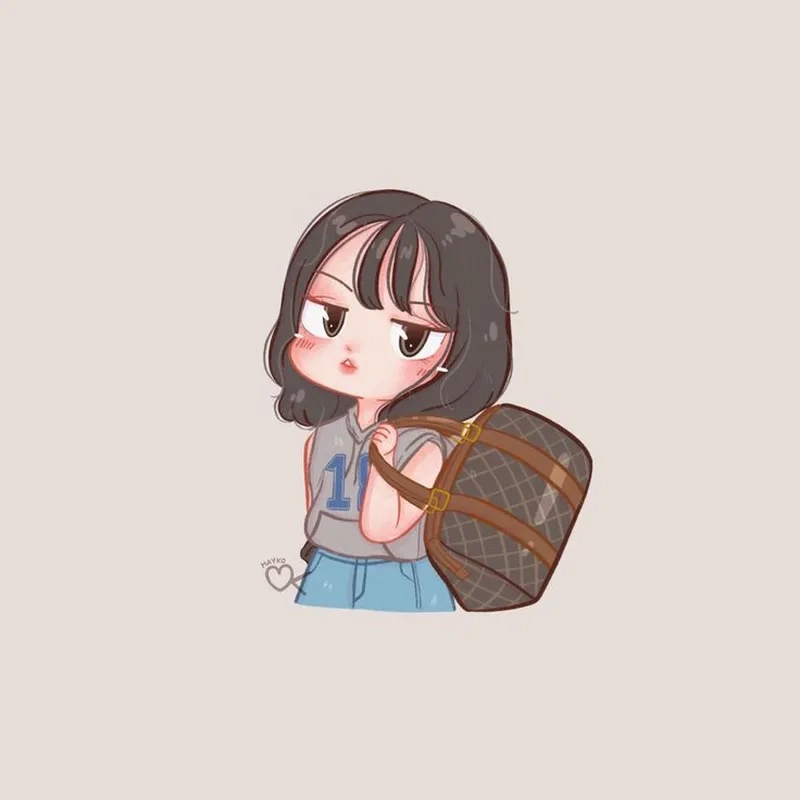 Thả tim cho lisa chibi cute đáng yêu này