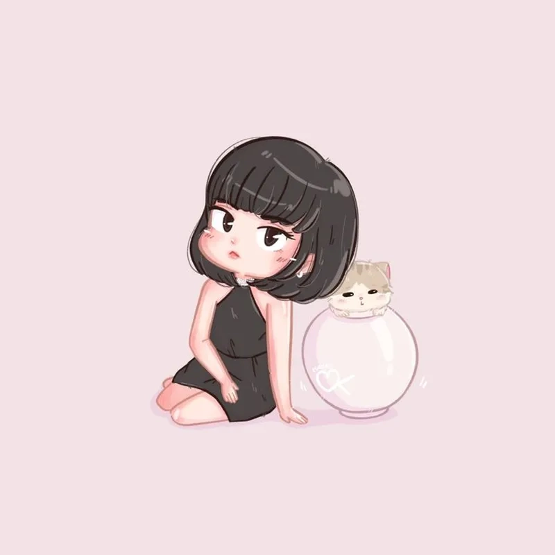Trọn bộ chibi lisa blackpink cho fan hâm mộ