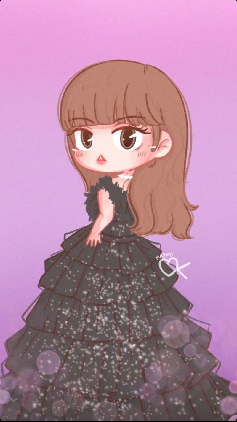 Tạo cảm hứng với ảnh chibi của lisa độc đáo