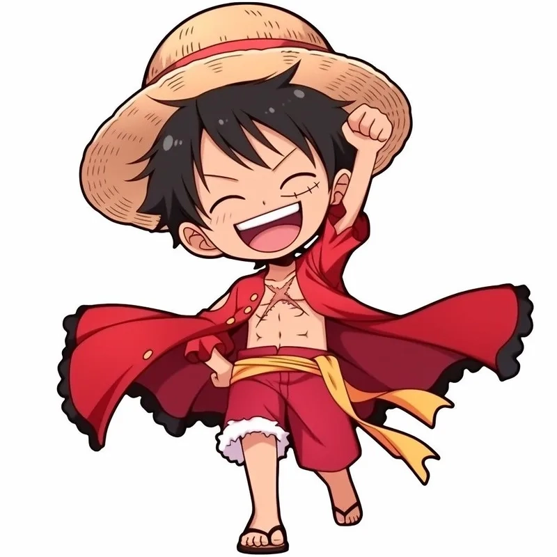 Tải ngay ảnh luffy chibi cute cho màn hình sinh động