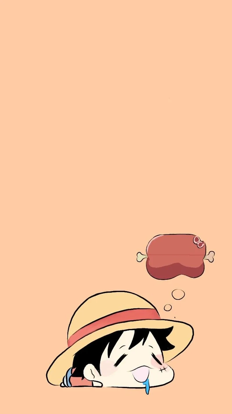 Thêm màu sắc cho thiết bị với hình nền luffy chibi