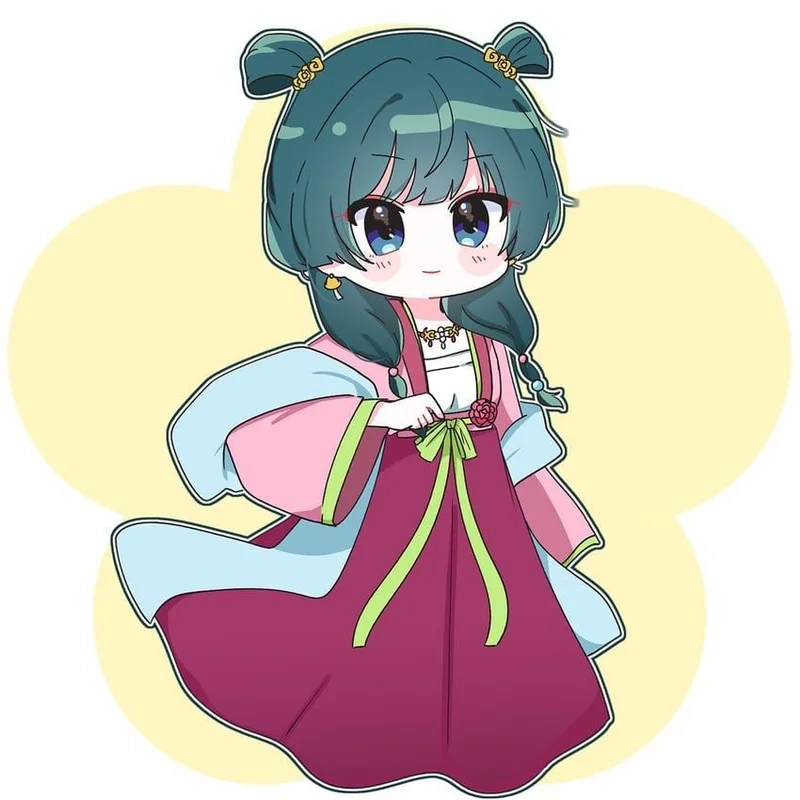 Bộ sưu tập độc đáo với maomao chibi sticker
