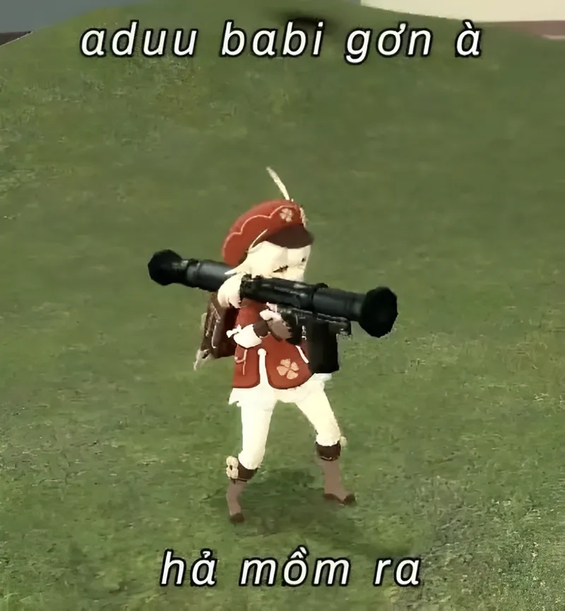 Fan Free Fire đừng bỏ lỡ ảnh meme cầm súng ff siêu bá đạo