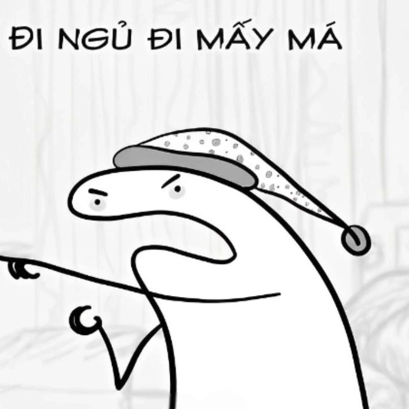 Bộ sưu tập meme ngủ ngon dễ thương cho hội bạn thân