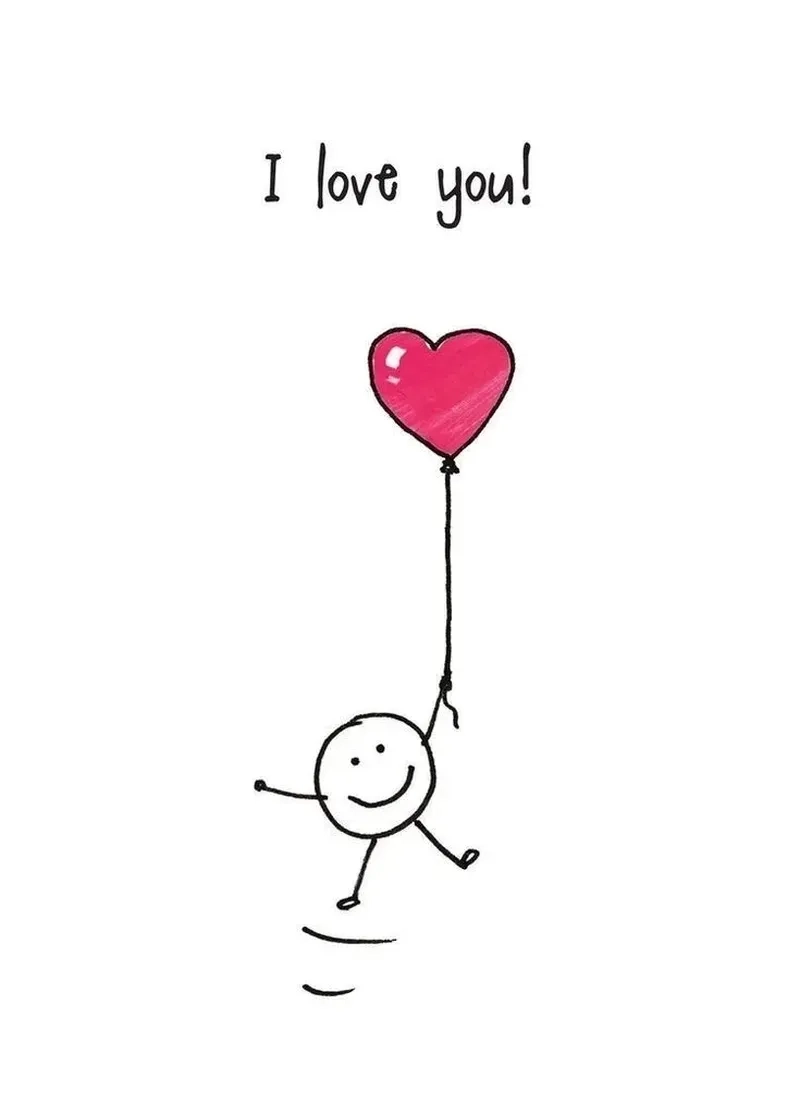 Gửi yêu thương dễ thương qua i love you meme cute cực chất