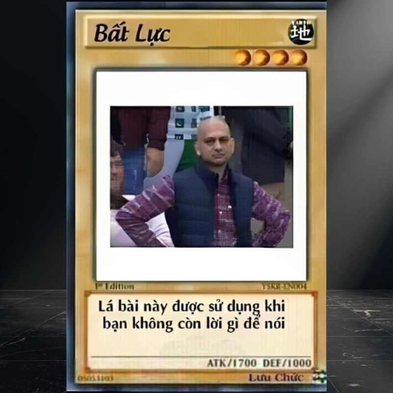 Bật cười cùng lá bài meme mạnh nhất khiến ai cũng bất ngờ