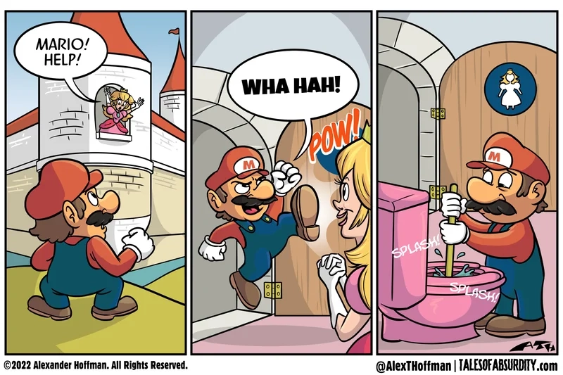 Cười ngất với hiệu ứng độc đáo trong 3d mario meme